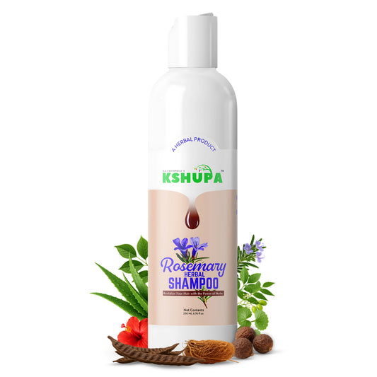 200ML ROSEMARY HERBAL SHAMPOO | Anti Hair Fall & Dandruff Control | Sulfate-Free